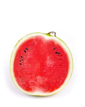 Sweet watermelon from japan isolated on white background, Studio shot