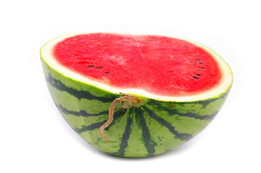 Sweet watermelon from japan isolated on white background, Studio shot