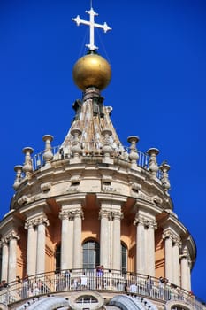 Saint Peters Basilica dome, Vatican City, Rome