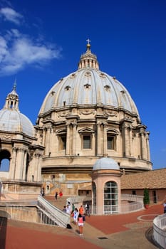 Saint Peters Basilica dome, Vatican City, Rome