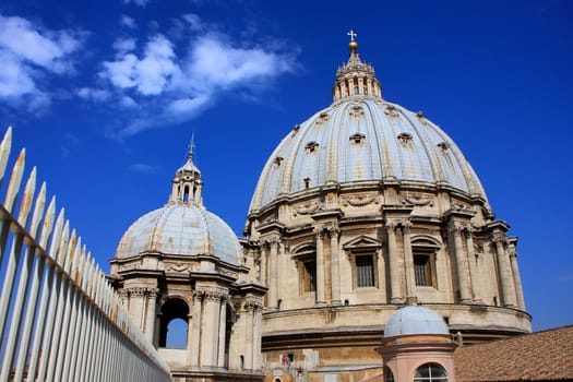 Saint Peters Basilica dome, Vatican City, Rome