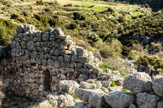 A photo of Mycenae, archaeological place at Greece