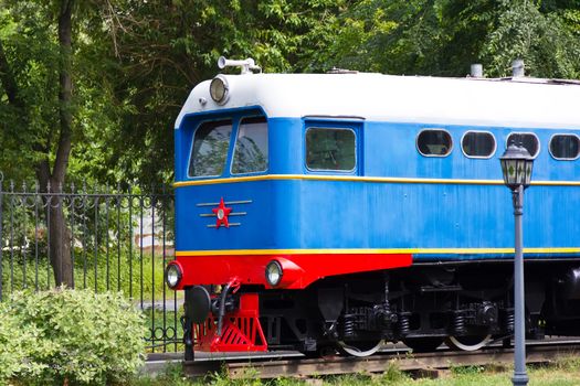 Photo of Russian rail road locomotive