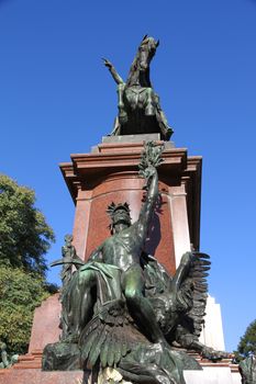 Monument of General San Martin in Buenos Aires, Argentina.