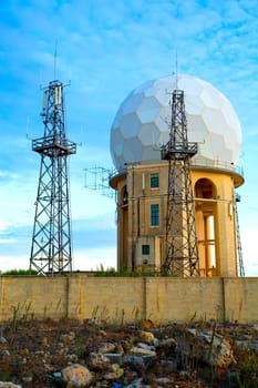 The Radar Station in Dingli, Malta, Europe.