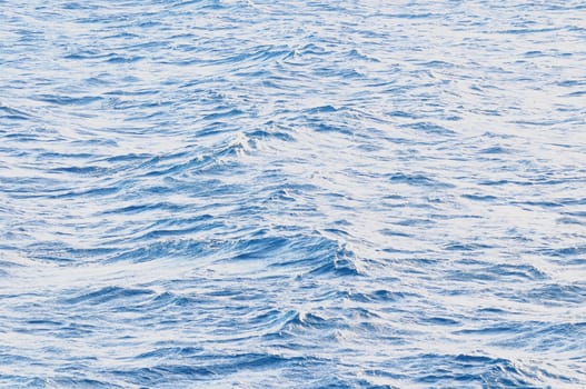 Water Texture Deep Blue Ocean Surface with Waves