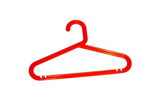 clothes hanger isolation of a white background