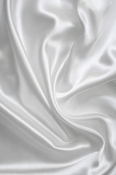 Smooth elegant white silk as wedding background