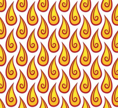 background or fabric the flames orange and red pattern