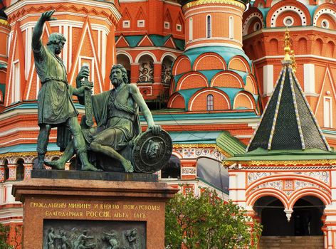 Monument to Minin and Pozharsky, Red Square, Moscow, Russia