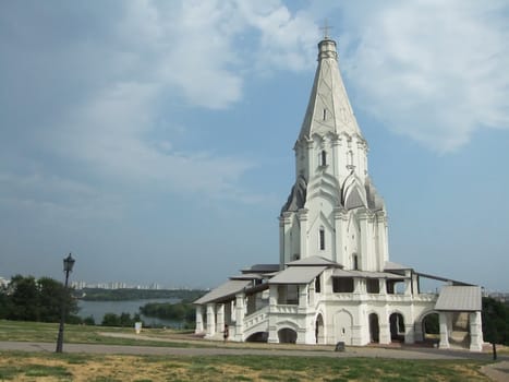 White church, Moscow, Russia