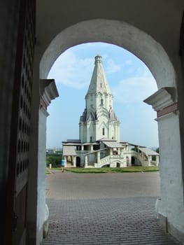 White church, Moscow, Russia