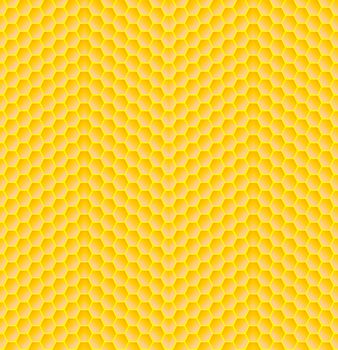 Orange sand yellow seamless pattern of honeycomb