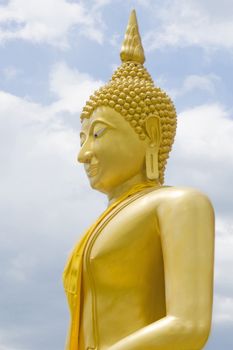 Posture of Seated Buddha image in The attitude of 
meditation by Sitting cross-legs with one top of another