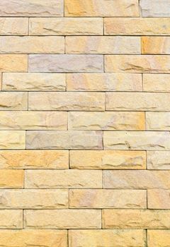 Patterned brick wall with several layers of redundancy.