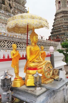 Buddha statue at Wat Arun Wararam in thailand.