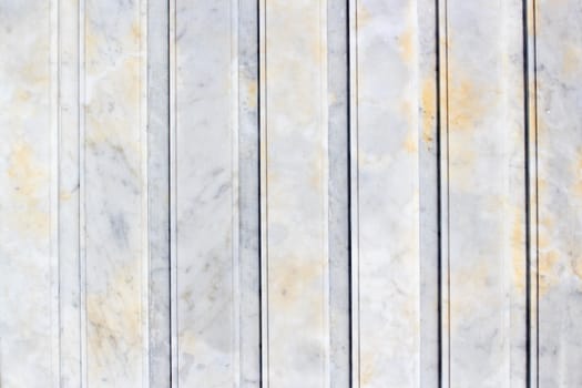 The beautiful wall are made of marble.