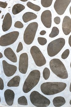 Modern pattern on the walkway, Patterns on the floor.