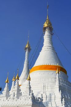 Doi Hong Mu Pagoda(Chedi,Stupa) of Tai Yai's Buddhist in Thailand.