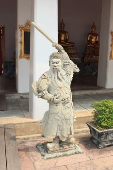 Statue chinese style in Wat Pho, thailand.