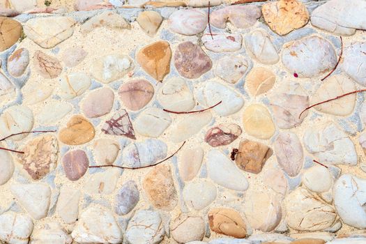 Floor built from natural stone for background image.