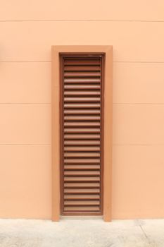 Ventilator or air gate and the walls are cream colored.