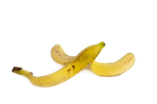 Banana peel isolated