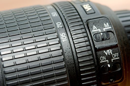Close-up lens, a 18-105 zoom lens.