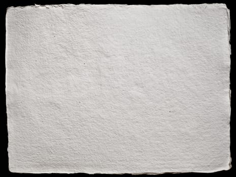 Handmade Paper Background with frayed edges