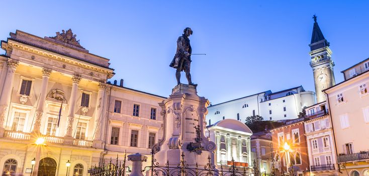 The Tartini Square (Slovene: Tartinijev trg, Italian: Piazza Tartini) is the largest and main square in the town of Piran, Slovenia. It was named after violinist and composer Giuseppe Tartini.