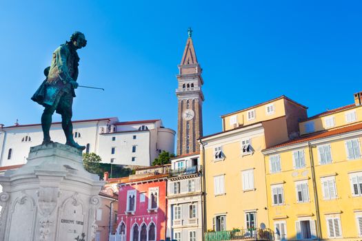 The Tartini Square (Slovene: Tartinijev trg, Italian: Piazza Tartini) is the largest and main square in the town of Piran, Slovenia. It was named after violinist and composer Giuseppe Tartini.