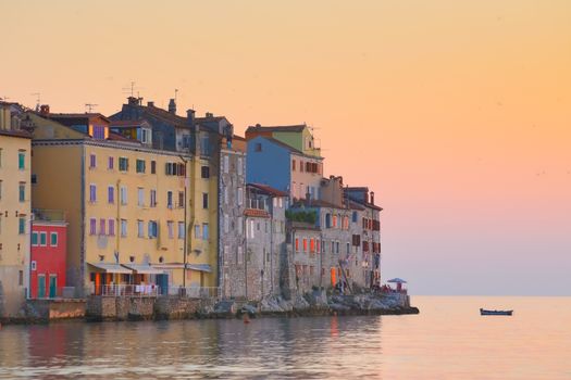 Romantic Rovinj is a town in Croatia situated on the north Adriatic Sea Located on the western coast of the Istrian peninsula, it is a popular tourist resort and an active fishing port.