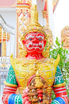 Giant sculpture in Wat Thong Sala Ngam Temple, Thailand 