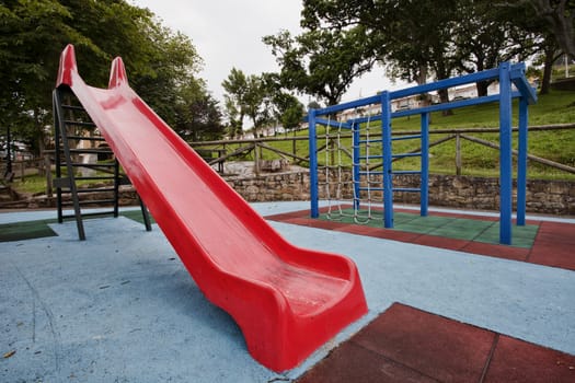 Colorful Playground In A Park