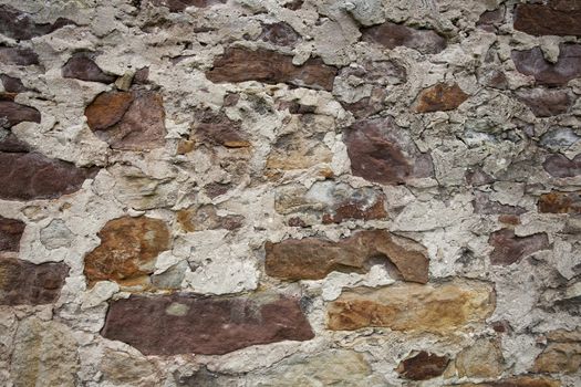 Old Stone Wall Multicolored