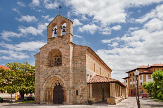 Santa Maria de la Oliva Church, Villaviciosa. Asturias, Spain.