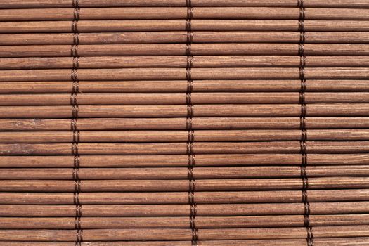 Wooden Blinds Background. Horizontal view.