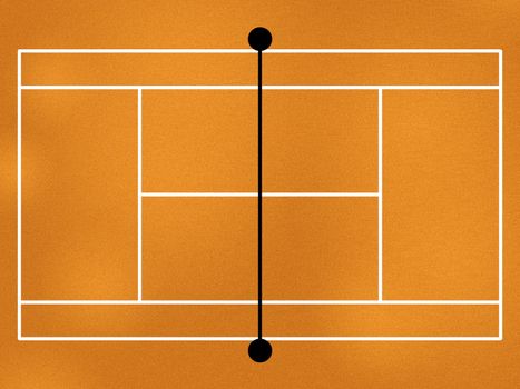 image model of the tennis court