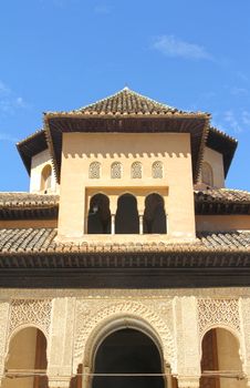 Beautiful Alhambra palace in Granada, Spain