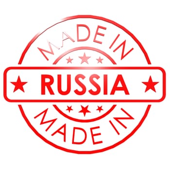 Made in Russia red seal