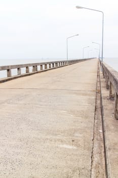 The bridge on the way to the harbor.