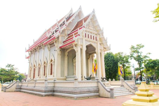 Church of Thailand under the beautiful sky.