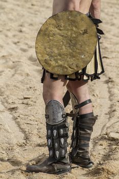 FIrewall, gladiator fighting in the arena of Roman circus