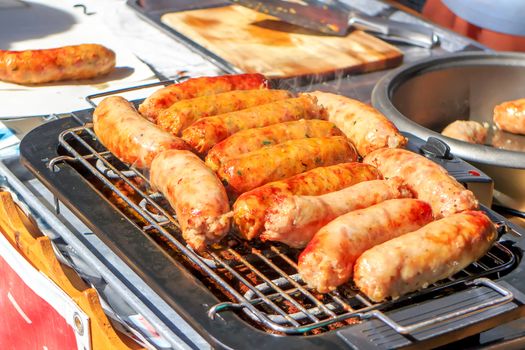 The sausage grill style of northeastern Thailand 