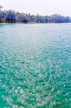 The scenic sea view from the Island.