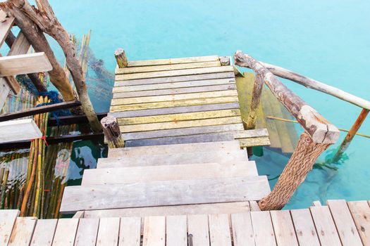 Staircase Harbor is being eroded by Sea water.