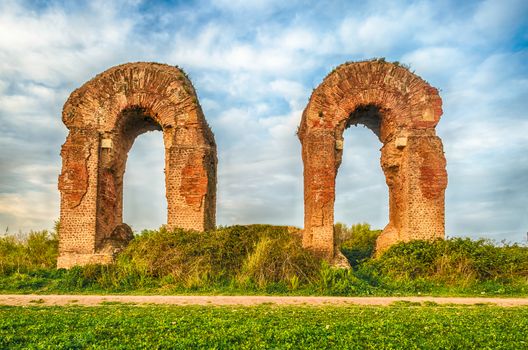 Ruins of Ancient Roman Aqueducts, Rome