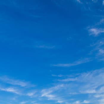 View white cloud with blue sky background