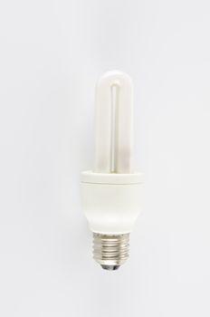 energy saving lamp on a white background