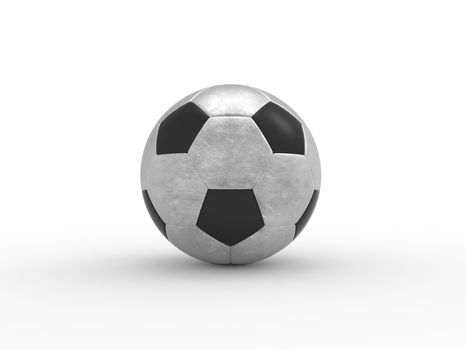 Isolated of soccer ball for sport equipment. Colorful ball for World Cup